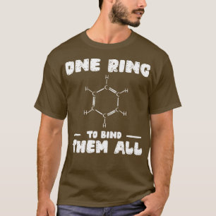 Kemikalie Benzene Ring Molecule Bond T Shirt