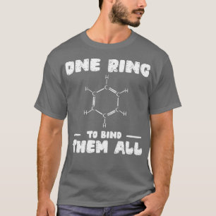 Kemikalie Benzene Ring Molecule Bond T Shirt