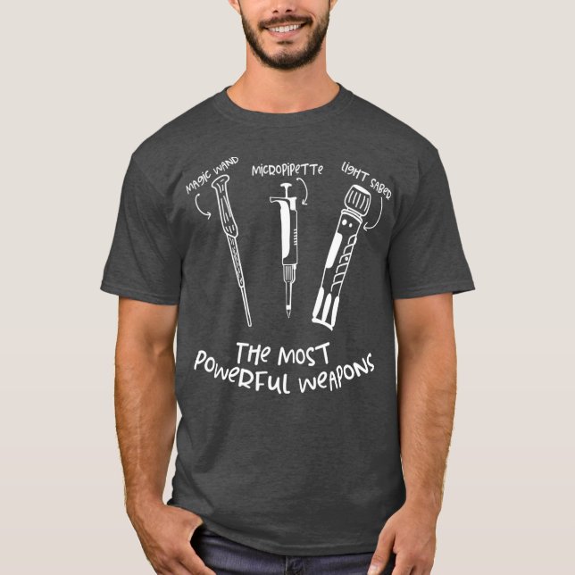 Kemikalie biokemi pipette Meme T Shirt (Framsida)