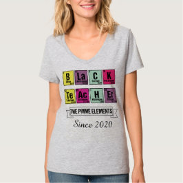 Kemikalie Black Teacher Prime Inslag Black Month T Shirt