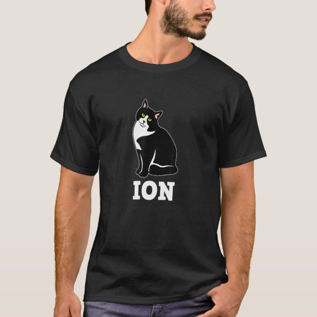 Kemikalie Cat Ion Science Teacher Student Graphic T Shirt (Framsida)