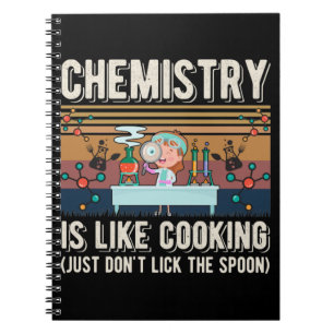 Kemikalie Humor Laboratory Science Lab Anteckningsbok