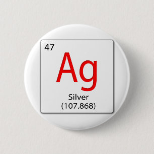 Kemikalie inslag tile Ag - Silver Knapp