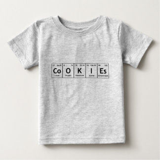 Kemikalie Periodic Bord Ord Inslag Tee Shirt