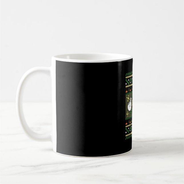 Kemikalie Ugly jul Science Ingenjör Gift Kaffemugg (Vänster)