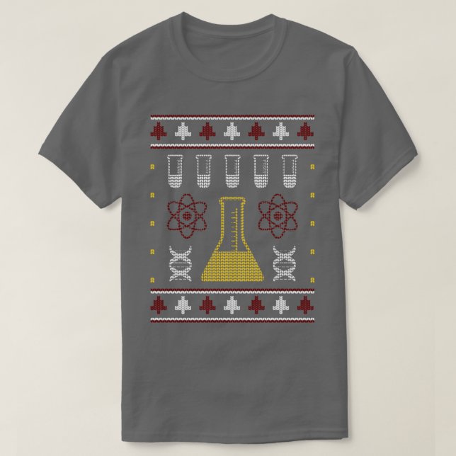 Kemikalie Ugly jul Sweater Stil T Shirt (Design framsida)