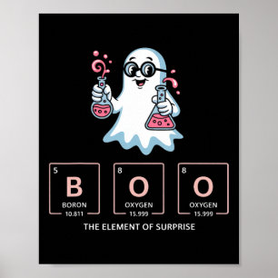 Kemikalieboo Inslag i den överraskande cute-kemist Poster
