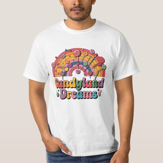 Kemikaliedesign för godisentusiaster t shirt (Framsida)