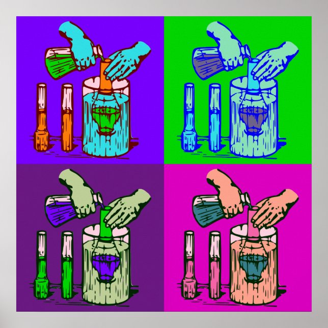 Kemikalieförskjutning Poster (Framsidan)