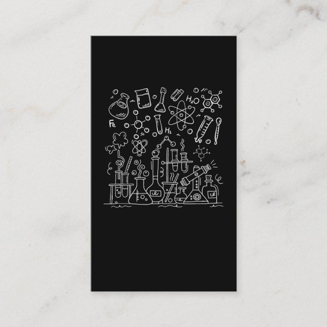 Kemikalielaboratorieutrustning Visitkort (Framsida)