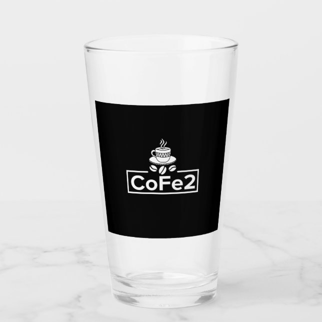 Kemikalielärare Älskare Coffee Glaskopp (Framsida)