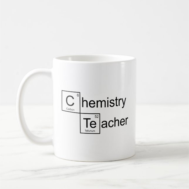 Kemikalielärare Mugg Coffee (Vänster)