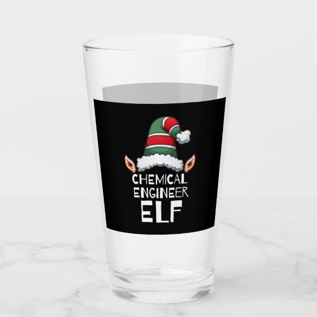 Kemikalien Ingenjör Elf-Helgdagarna Julafton Glaskopp (Framsida)