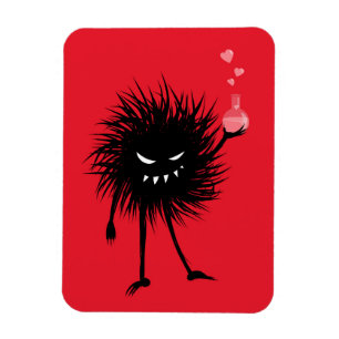 Kemikaliens labblustiga karaktär magnet
