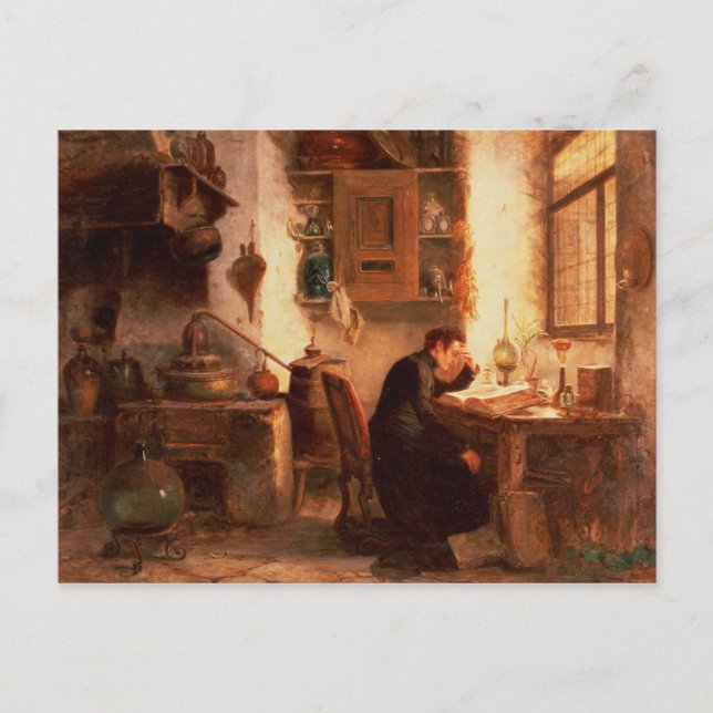 Kemikaliens och apotekets student vykort (Framsida)