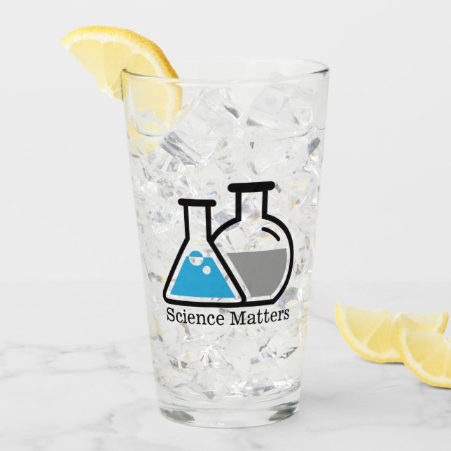 Kemikalier Beakers Science Matters Drinking Glass Glaskopp (Framsida Ice)