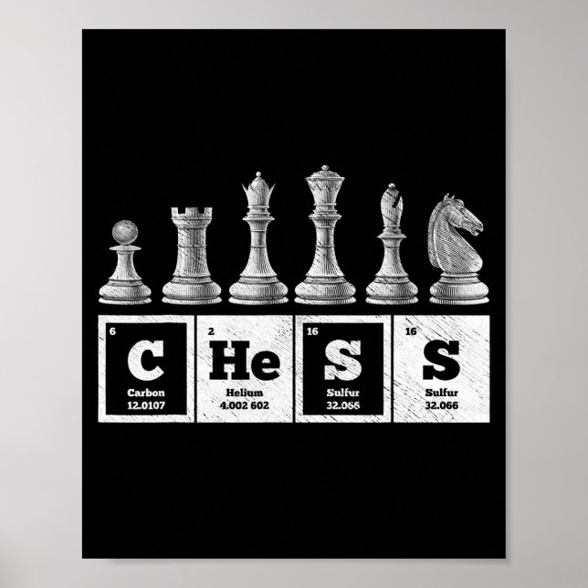 Kemikalier från lustiga schackspelare, giftig peri poster (Framsidan)