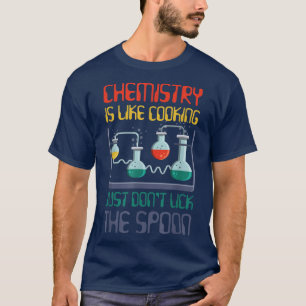 Kemikalier i lustig vetenskap är som att laga mat t shirt