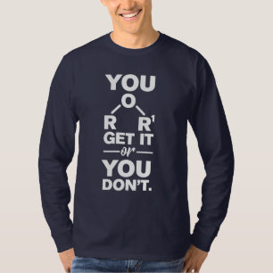 Kemikalietekniker - ta det eller gör det inte t shirt