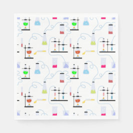 Kemikalietekniska testtuber Lab School Subjekt Pappersservett