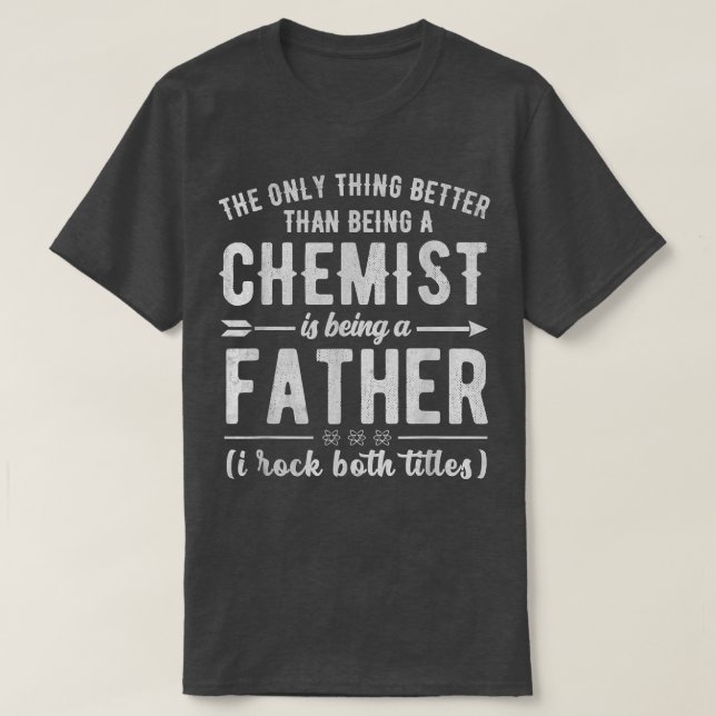 Kemikaliettröja Atom Chemical Enzyme Science Mole T Shirt (Design framsida)