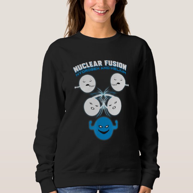 Kemikalievetenskapschemist Nuclear Fusion T Shirt (Framsida)