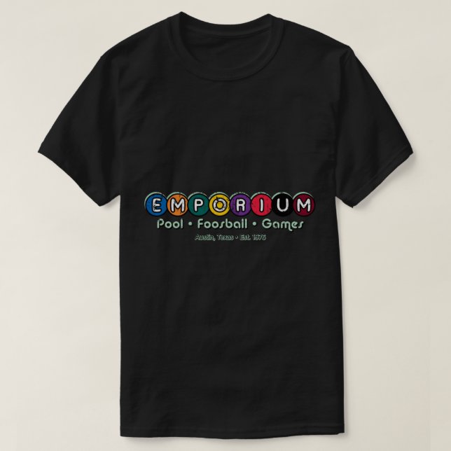 Kemikalium med skugga och förväxlat t shirt (Design framsida)
