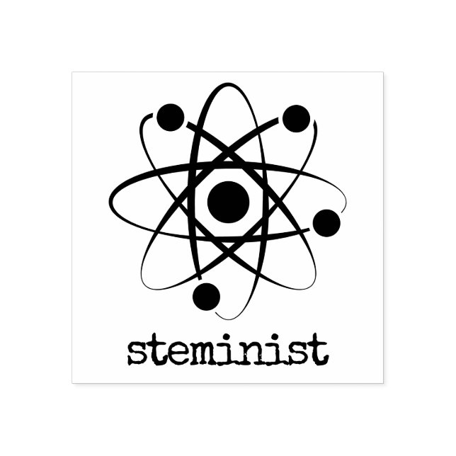 Kemilabb STEM-feminist Stämpel (Tryck)