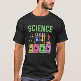 Kemilabbutrustning för naturlärare t shirt