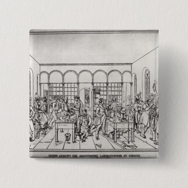 Kemilaboratorium av Baron Justus von Liebig Knapp (Framsida)