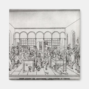 Kemilaboratorium av Baron Justus von Liebig Magnet