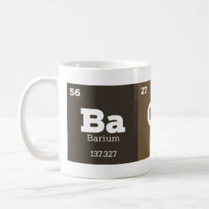 Kemilärare Birthday Gag Periodic Bord Kaffemugg
