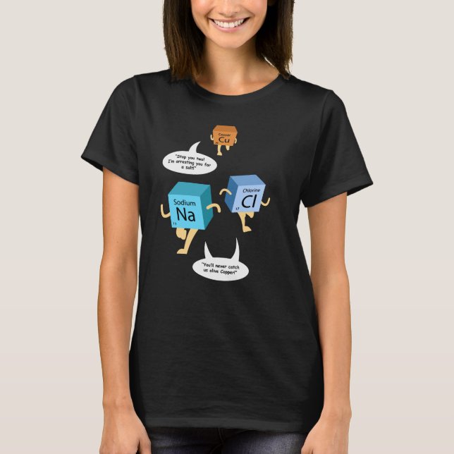 Kemilärare Birthday Gag Science Geek T Shirt (Framsida)