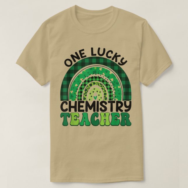 Kemilärare Rainbow St patricks day One Tur T Shirt (Design framsida)