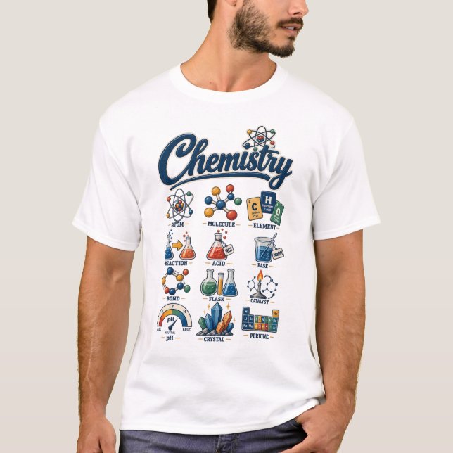 Kemilärartröja, Science STEM T-shirt (Framsida)