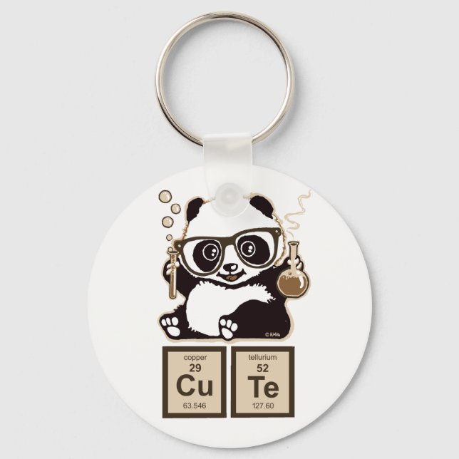 Kemipanda upptäckte söt nyckelring (Framsida)