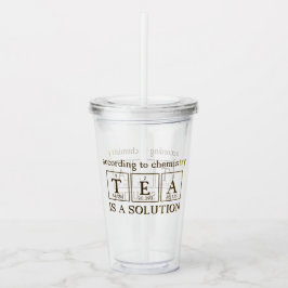 Kemipuns "TE är en LÖSNING" Take Away Mugg