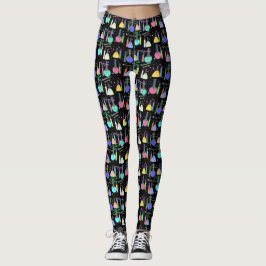 Kemireaktionsdamasker Leggings
