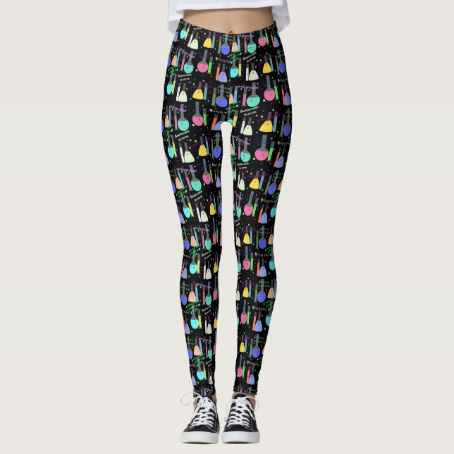 Kemireaktionsdamasker Leggings (Framsida)