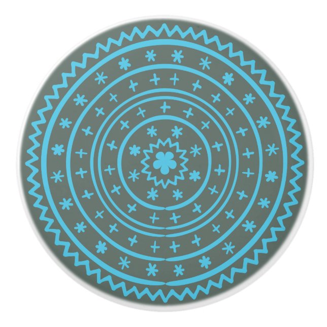 Kemisk, färglös, keramisk dragning av Hand plockad Knopp (Framsidan)