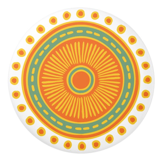 Kemisk, färglös, keramisk dragning av Hand plockad Knopp (Framsidan)