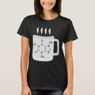 Kemisk formel Kaffeine Älskare T Shirt