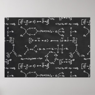 Kemisk formel poster