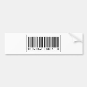 Kemisk ingenjör för Barcode Bildekal