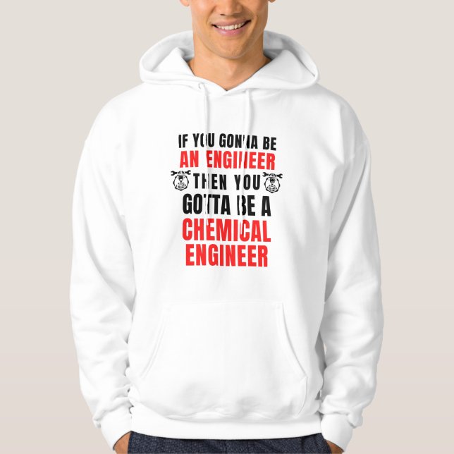KEMISK INGENJÖR HOODIE (Framsida)