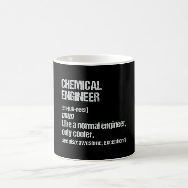 Kemisk Ingenjör-nybyggare Studenten Kaffemugg (Center)