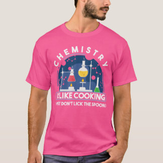 Kemisk kock kokar fysik laboratorium nörd nörd pre t shirt