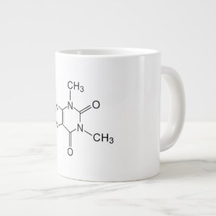 Kemisk koffeinformel kaffekemi inslag jumbo mugg