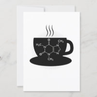 Kemisk koffeinmolekyl