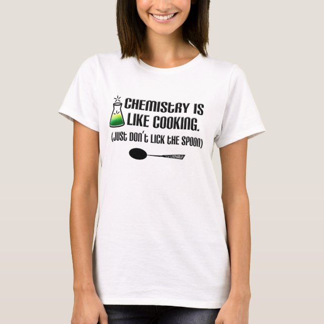 Kemisk kokning t-shirt (Framsida)